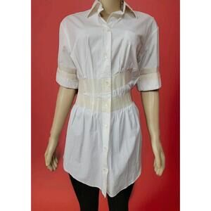 Maison Martin Margiela women's  44/8/M White Tape wrap rare collection #C7